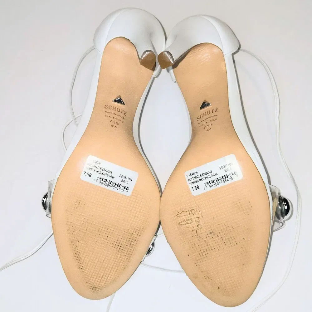 SCHUTZ sandals white